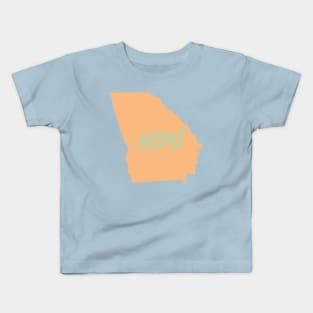 georgia state tee Kids T-Shirt